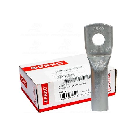 Aluminium-Rohrösenanschluss ARC 10-50, 10 Stück, Erko (1/2)