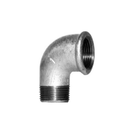 92 - Curca a gomito 90° MF 3/8" in ghisa zincata 09225002 - -  EURACCORDI - -