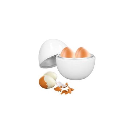 FLITI Cuiseur à œufs Micro-ondes 4 Places PP Design Compact Cuisson Vapeur Rapide pour Oeufs Durs Maïs Pommes de Terre Compatible Lave-vaisselle (1/5)