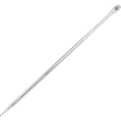 Piquet de terre en fer 48 cm avec design à un trou pour la mise à la terre sécurisée des appareils ménagers, fil de terre et antenne (1/5)