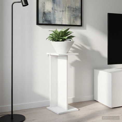vidaXL Supporto per piante Bianco 25 x 25,5 x 60,5 cm