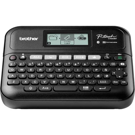 Brother PTD460BTVPRG1 Etiqueteuse adapté pour rubans: TZ 3.5 mm, 6 mm, 9 mm, 12 mm, 18 mm (1/4)