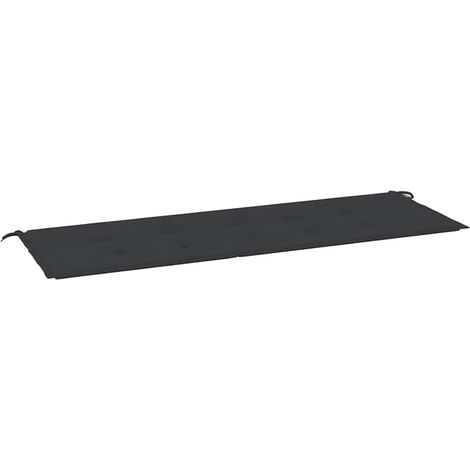 Cuscino per Seduta  Cuscino per Panca Nero 150x50x3 cm in Tessuto Oxford (1/5)