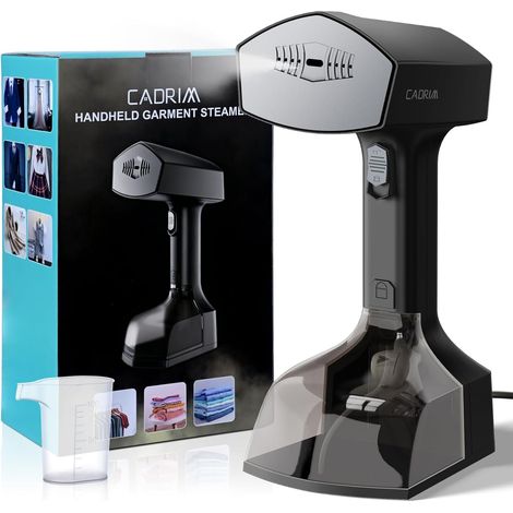 Defroisseur Vapeur Portatif 1800W, 45g/min, 350ml 3 niveaux vapeur, mode sec, double usage vertical (1/5)