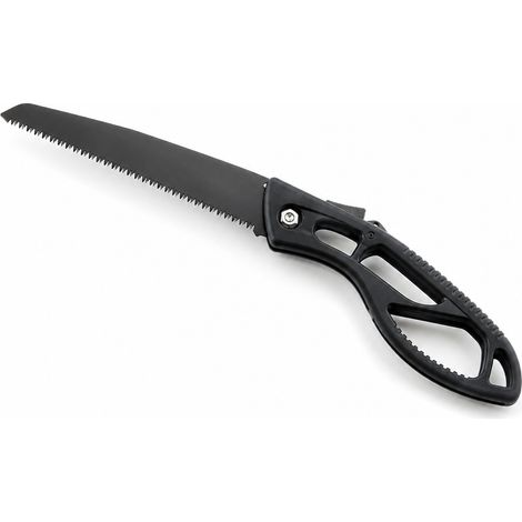 Scie pliante d élagage 250 mm en acier au manganèse noire (1/5)