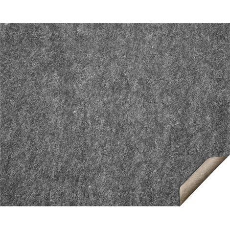 VEVOR Tappetino Protettivo Pavimento Tappeto Antiscivolo 2440 x 3060 mm, Spessore 6 mm Grigio Area 7-8 ㎡ Feltro a Doppia Superficie Feltro di Poliestere + Lattice per Pavimenti