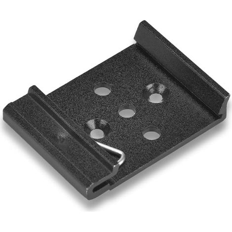 Rails DIN Pince Fixe, 35 mm Pince de Montage sur Rail DIN Aluminium  Support de Montage sur Rail DIN Fendu Composants Industriels pour Le Montage de Relais( 5) (1/5)