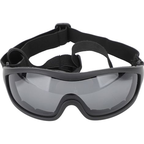 Lunettes de protection UV pour chiens et chats, sangle réglable - Gris, écran anti-vent et anti-poussière (1/5)