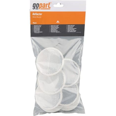 Catadioptre rond blanc diamètre 75mm tige filetée GOPART LA75019 (1/3)