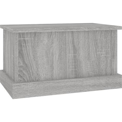 Boîte de rangement sonoma gris 50x30x28 bois d'ingénierie (1/5)
