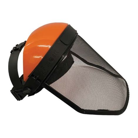 Visiera professionale con rete metallica BLUEBIRD sollevabile e regolabile (1/2)