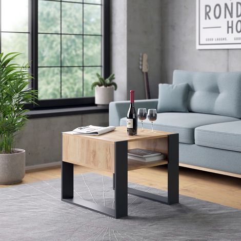 Couchtisch , Anthrazit, 59.2 x 50.6 cm, Vicco
