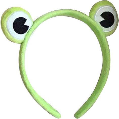Bandeau élastique large pour maquillage et soins, accessoire cheveux en forme de grenouille pour femmes (1/5)