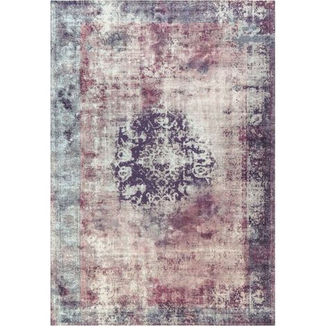 Tapis tissé vintage 8403 anthracite - 160 x 230 cm (1/4)