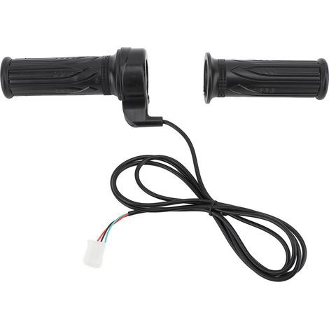 Poignées d'accélérateur électriques, 3 Fils Résistants à la Décoloration, Poignée d'accélérateur électrique de 22 Mm et 25 Mm pour Scooter électrique et Hachoir. (1/5)