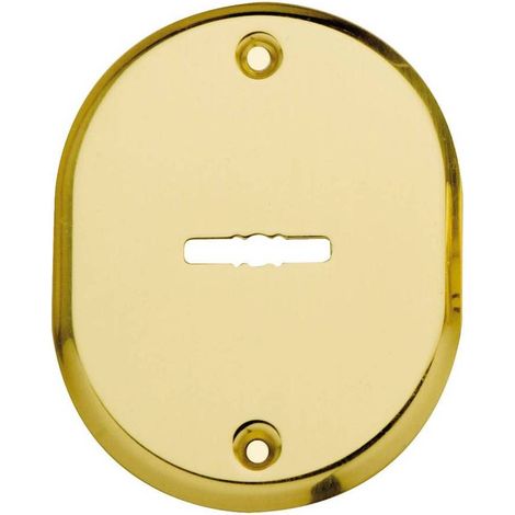 1PZ BOCCHETTA CON FORI D.M. CROMO SATINATO 70X90 MM