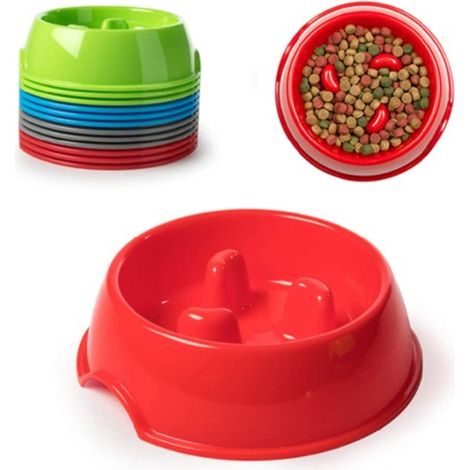 CANI DI ANTIGLOTONI COMEDERO 24 cm, colori assortiti, contenitore per alimenti lenti ideali per animali domestici golonici