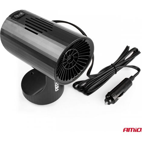 CHAUFFAGE, DEGIVRANT 12V 150W AMOVIBLE SUR PIED OU FIXE DANS PORTE-GOBELET AMIO (1/5)