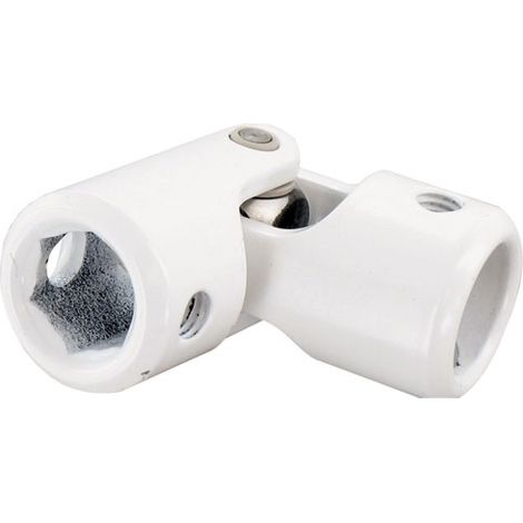 VYNEX - Cardan 6 pans de 10 et diamètre 12 blanc sc