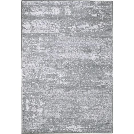 Tapis 120 x 170 cm rectangulaire vert grisé effet élimé - EMMY 0484 (1/5)