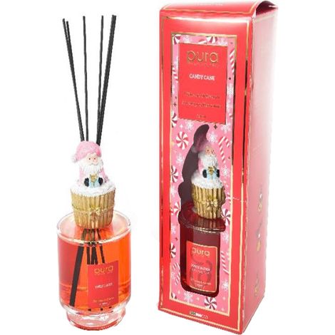 Diffusore di essenza "Lola" con bacchetti in cotone profumatore per ambienti 500 ml -Candy Sweet (1/2)