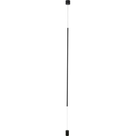 Merano Albuquerque Slim Suspension Plafonnier Sandy Noir Aluminium LED 20W 1400Lm 3000K