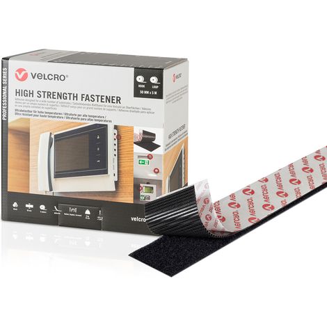 Velcro Nastro adesivo biadesivo Extra forte nero