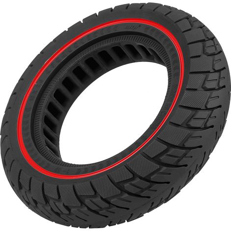 Pneu plein tout-terrain Ulip 102.5 à structure alvéolaire intérieure et liseré rouge (compatible avec les supports de 34 à 37 mm) - Accessoires pour skateboards électriques (1/5)