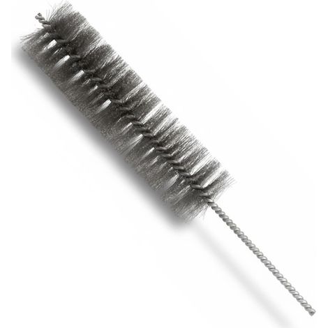 Brosse de cheminée en acier 0,5 m, brosse 20 x 5 cm  Nettoyage des conduits de cheminée (1/5)