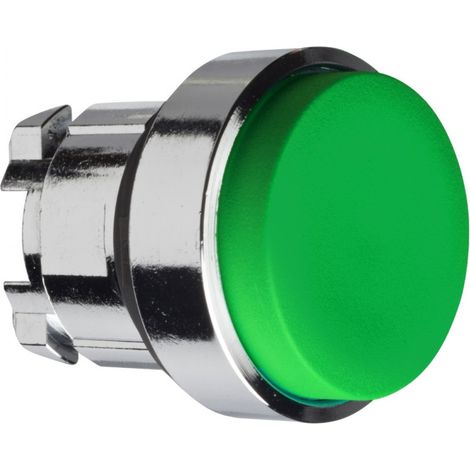 Tête de bouton-poussoir Schneider Electric Vert, Retour par ressort, Ø découpe 22mm, Harmony XB4 ( Prix pour 1 ) (1/4)