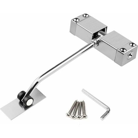 Ferme-Porte Réglable Acier Fermeture de Porte Automatique Simple Pour Portes de Maison Htels Moins de 30KG (1/5)