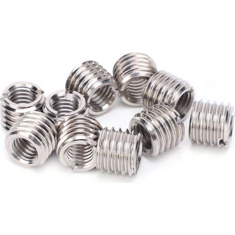 10 pièces - Outil de conversion pour écrou de réparation, douille et vis à filetage fendu en acier inoxydable (1/5)