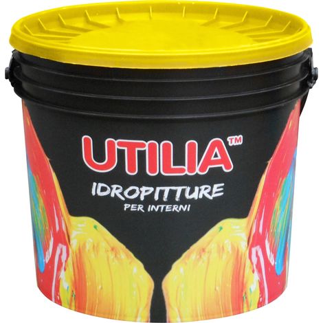 Utilia IDROPITTURA LAVABILE col. Bianco lt. 4