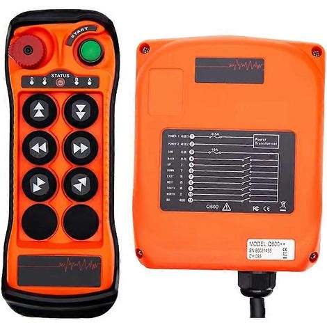 Télécommande industrielle ACDC12-24V Q600 pour interrupteur de levage à commande instantanée de grande taille avec code infiniment adapté (1/5)