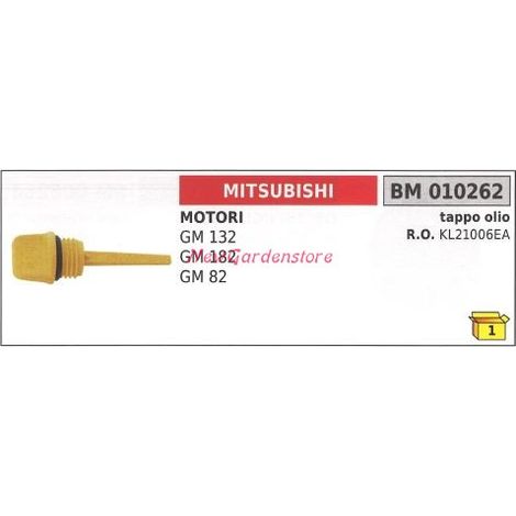 Tappo serbatoio olio motore MITSUBISHI motopompa GM 131 182 82 010262