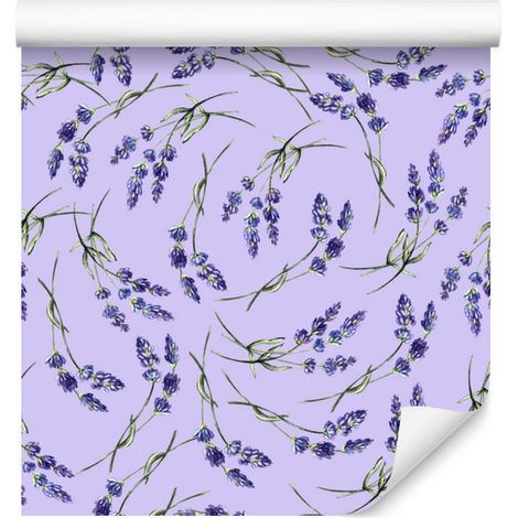 Papel pintado Nature Lavender para salón y dormitorio, 50x1000 cm (1/5)
