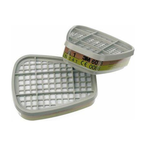 FILTRE 3M CONTRE LES GAZ ET LES VAPEURS / 2 piÃÂ¨ces. 3M6075 A1 FORMALDÃâ°HYDE