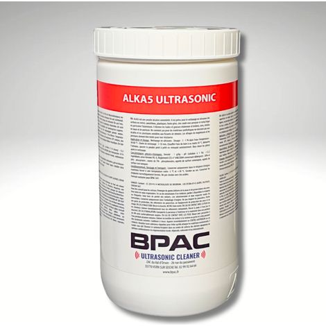 Détergent ultrason puissant Alcalin en poudre ALKA5 - Pot de 1 Kg - BPAC