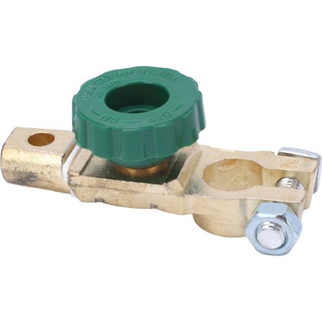 Lot de 2 interrupteurs de déconnexion de batterie à borne supérieure, coupe-circuit d'alimentation principal pour bateau, voiture, camion et camping-car (1/5)