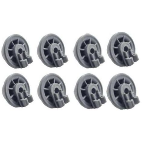 Geschirrspülerrollen, kompatibel mit Bosch. Komplettes Set mit 8 Geschirrspülerschubladen inklusive Bodenrollen, kompatibel mit Siemens, Kenmore Elite, Balay, Beko, Indesit, Neff und Bosch. (1/4)