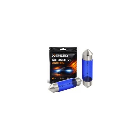 2 x ampoule C5W & C7W HOD Blanche Pure 6000K - 37mm (1/4)