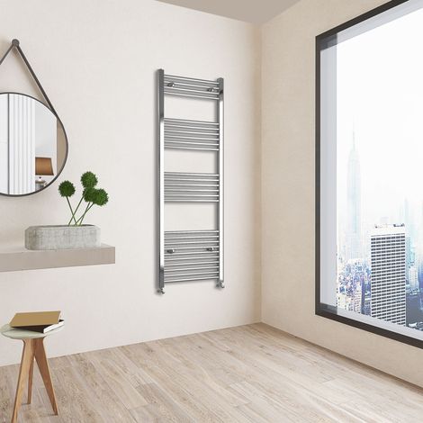 Acezanble 1600x600mm(HxW) Chrome Straight Heating Towel Rail HeatingTowel Radiator