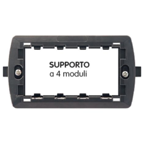 Mylife Canaux A lectriques ART 4604 Support de boA te 4 places compatible avec Btcino