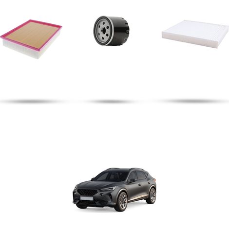 Kit tagliando 3 filtri compatibile con Cupra Formentor 1.5 TSI 110kw dal 2020 (1/5)
