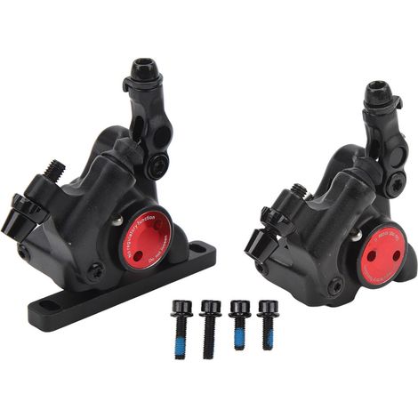 Étrier de frein à disque vélo silencieux, alliage aluminium haute résistance et léger, freins avant et arrière pour disques 140mm (1/5)