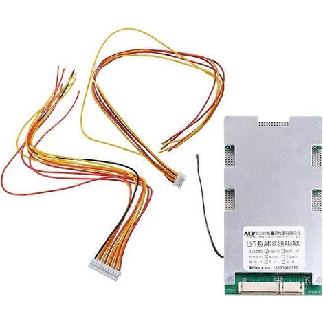 Batterie pour carte de protection 16S 60V 45A. cellule Li-ion pour BMS de protection (1/5)