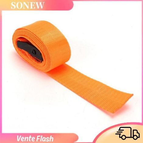 Sangle D'arrimage - Nylon 25 mm - 1 m - Orange - 2 Pièces (1/5)