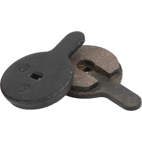 Plaquettes de frein à disque de vélo, plaquettes de frein à disque semi-métalliques en résine antichoc, accessoire de vélo (LE-21R) (1/5)