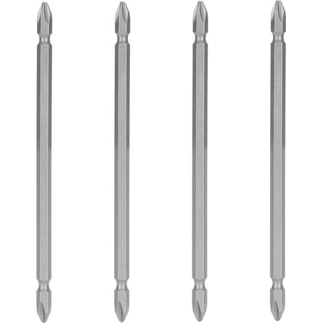 Set di 10 punte per cacciavite, 150 mm – S1/4 – testa Phillips – forte attrazione magnetica – accessorio per trapano