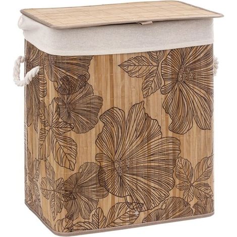 Panier à linge bambou Blackflora